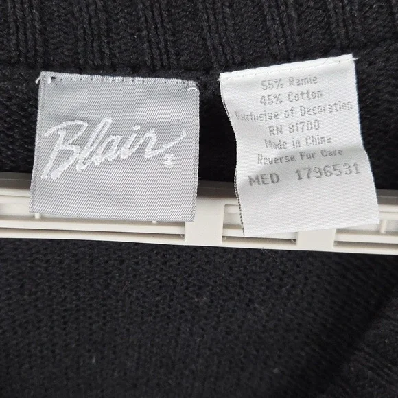 Blair Fall Rooster Knitted Vest Size Medium - Picture 2 of 10